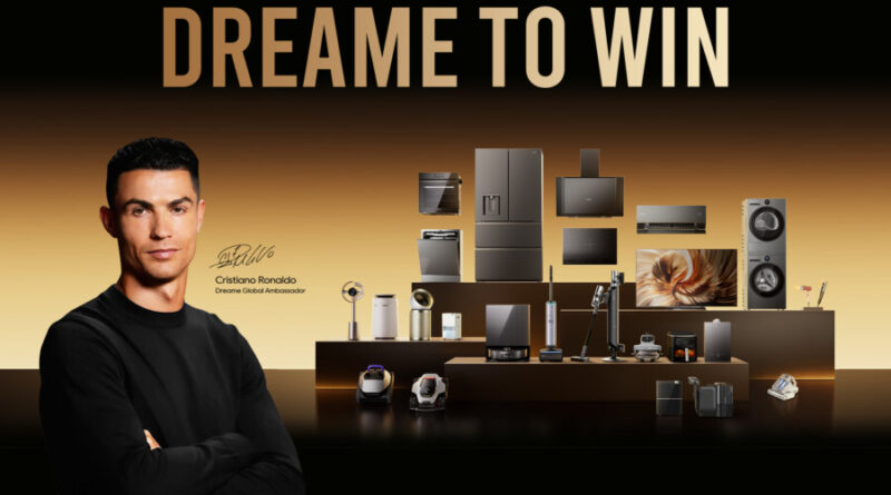 พันธมิตรระดับโลก: Dreame Technology ประกาศแต่งตั้ง คริสเตียโน โรนัลโด เป็น Global Ambassador คนล่าสุด ภายใต้แนวคิด ‘Dreame to Win’ ความร่วมมือครั้งประวัติศาสตร์นี้นิยามความหมายใหม่ของการใช้ชีวิตระดับพรีเมียม ผ่านความมุ่งมั่นสู่ความเป็นเลิศ วินัย และความสมบูรณ์แบบที่แบรนด์กับนักกีฬาต่างยึดถือร่วมกัน
